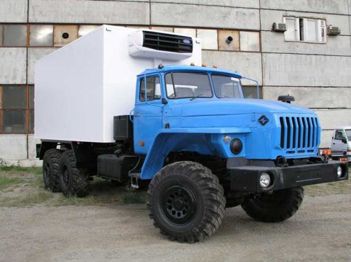 Изотермический фургон с КУ Урал 4320-60Е5